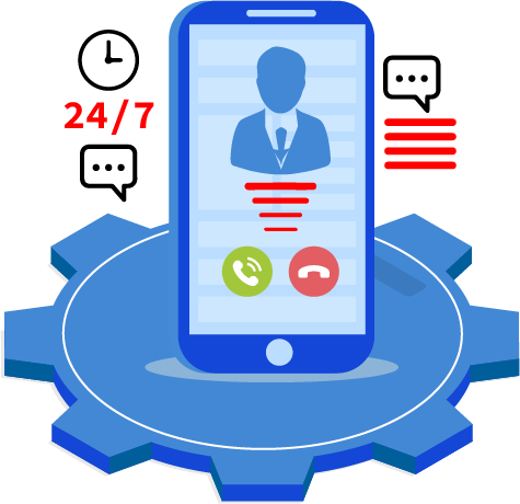 Provide customer service through phone