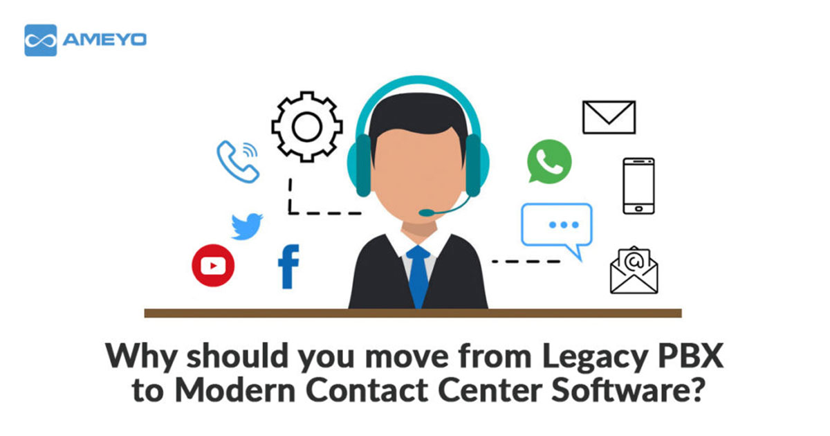 Why should you move from Legacy PBX to Modern Contact Center Software?